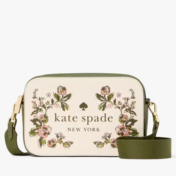 kate spade Handbags - Kate Spade Oh Snap Floral Camera Bag, Meringue Multi